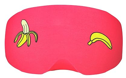 Coolcasc® Coolmasc - Skibrillenschutz aus Mikrofaser - Einheitsgröße | Recyceltes RPET Mikrofaser, reinigt die Scheibe, schützt vor Kratzern, einfach aufzuziehen, Skiausrüstung, Geschenk Skifahrer