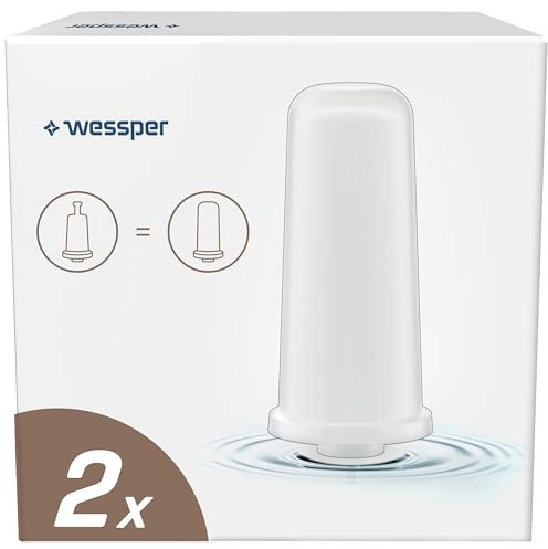 Wessper Wasserfilter Kartuschen für Kaffeemaschinen, Water Filter Kaffeevollautomaten, Filterpatronen Kompatibel mit Sage Barista Touch Express SES880, SES875 – 2 Stück