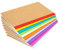 Jeesblsy Kraft Notizbuch Regenbogen Rücken A5 liniert, in 10 verschiedenen Farben Kraftpapier Journal Notizblock Set geeignet für Büro & Schule