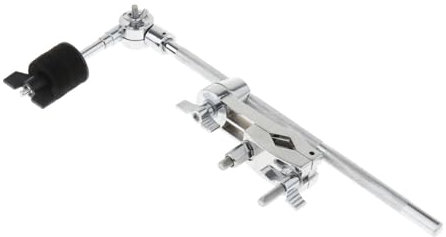 Dickly Pdp Beckenarm-Trommelständerklemme für Kinder, 33 cm, Metallbecken-Booming-Ratschen, neigbarer langer Arm, Übungswerkzeug, Metronom-Trommel-Beckenarm