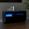 SECOLI TV Schrank led 80cm TV Lowboard mit LED TV Board LED Lowboard TV Schrank Fernsehschrank fernsehtisch tv Cabinet tv Bank TV möbel-Schwarz-80x35x40 cm