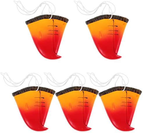 DEARMAMY 5 piezas Falso Pico de pájaro Nariz Loro Novedad Máscara de Loro Simulación Accesorios de Nariz Animal Máscara de pájaro Cosplay Halloween