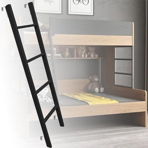 Innen-Etagenbett-Leiter Einhängbare Leiter, Universelle Etagenbett-Leiter mit Zwei Betten für Dachboden Wohnheim Wohnmobil-Anhänger, Metall-Ersatzleiter/Schrägleiter, Belastung 150 kg (Size : 140cm(5