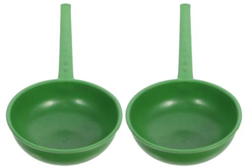 Kichvoe 2 Stück Garten-Wasserschöpfkelle Wasserschöpflöffel Lange Schöpfkelle Kunststoff-Wasserschöpflöffel Badekelle Schöpfkelle Multifunktionale Schöpfkelle Gießkelle