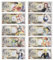 6UH8MB Silberne japanische Anime One Piece Edition Lesezeichen, Sammlerstücke, Geldscheine und Geschenke.