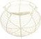 Hoement Cesta De Almacenamiento De Alimentos De Hierro Cesta De Huevos y Frutas Diseño Vintage para Decoración De Cocina y Organización El Hogar