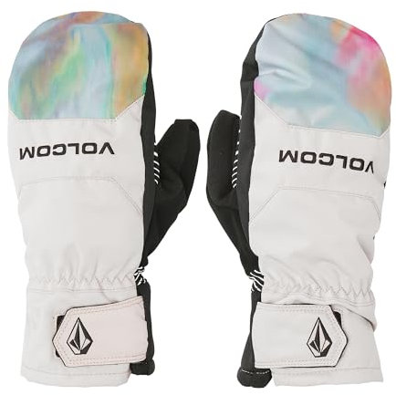 Volcom Nyle Isolierter Pipe and Park Winter-Snowboard-Handschuh für Herren, Grau S5, X-Large