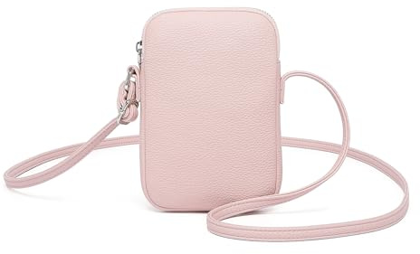 YONBEN Sac Bandoulière Téléphone Portable | Fermeture éclair sécurisée et fentes pour cartes ; gardez argent, clés et rouge à lèvres à portée de main