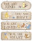 Klassische Winnie-Babyzimmer-Dekoration, Pooh-Kinderzimmer-Dekoration, Puuh, Wanddekoration, Schild, Geschenke, inspirierende Zitate, bezauberndes Winnie-Schild für Zuhause, Schlafzimmer, Kinderzimmer