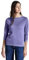 STREET ONE Damen A302973 Weicher Strickpullover, Lilac Dusk Mel., 42 EU