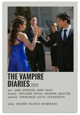 The Vampire Diaries (1) Poster, Ästhetik, Leinwand, Wandkunst, Wohnzimmer, Poster, moderne Heimdekoration, Druckposter, Heimbüro, Dekoration, Leinwandposter, Kunstposter, Dekoration, ungerahmt,