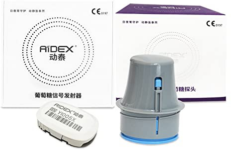 Continuous Glucose Monitor System – 14-Day Scanning-Free Wearable CGM Meter with Free App for Easy Blood Glucose Tracking and Management
