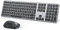 OMOTON inalámbrico Bluetooth Teclado y ratón para Mac (MacBook Air/MacBook Pro/iMac/iMac Pro),Teclado y ratón USB Recargables para Mac OS, con 3 Canales Bluetooth, Escritura silenciosa, QWERTY