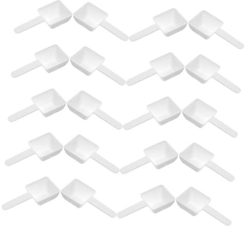 Mikikit 40piezas Cucharas Medidoras Para Detergente Precisas Para Lavadoras y Lavado Mano Para Doméstico y Comercial