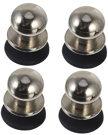 STOBOK Joystick für Handyspiele 2 Paar Silber Kupfer Silikon | Controller für Handy, für Tablette und Smartphone, Saugnapf aus Silikon, Leicht Montierbar