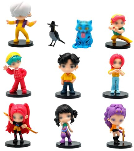 AYACZO 10 Stück KP Figuren Set, Anime Figuren für Deko, Merch Spielzeugfiguren, Geburtstags Deko Weihnachts Geschenk für KP Fans（Chibi-Stil）