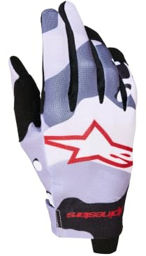 Alpinestars Radar Motocross Handschuhe, schwarz/grau/lila, 2XL