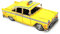 Blechdose im Retro-Stil, New York City Taxi, Gelb
