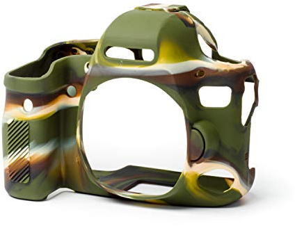 easyCover - Silikon Kameratasche - Schutz für Ihre Kamera - Canon 6D Mark II - Camouflage