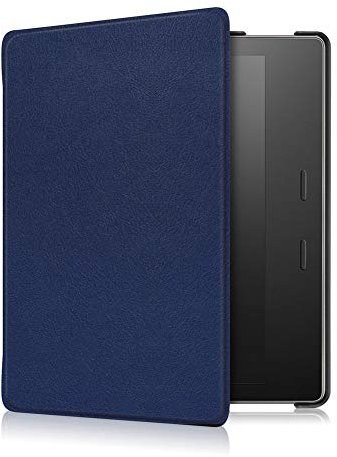 Kepuch Custer Cover per Kindle Oasis 2019 10th/2017 9th,PU-Pelle Case Custodia per Kindle Oasis 2019 10th/2017 9th - Blu