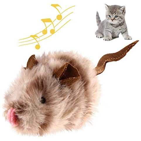 GiGwi Chirpy Cat Mouse Interactive Chirping Melody Chaser - Funny Kitten Toy With Animal Sound for Boredom
