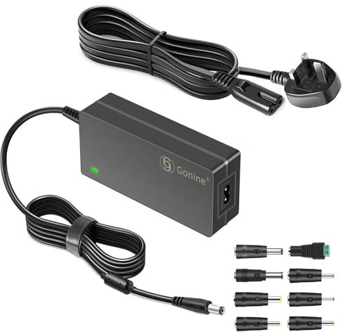 Gonine 24V 2.5A Power Supply - AC/DC Adapter for LED Strip Lights, CCTV Cameras, Computer Monitors, Electronic Cutting Tools, Soundbars and More