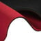 0,5m Neopren Stoff Doubleface 3mm Stretch 130cm breit Meterware in vielen tollen Farben!, Farbe:rot-schwarz