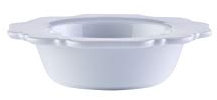 Reichenbach Porzellan Schale mit Rand aus der Serie Taste von Paola Navone - 9 cm - Weiss