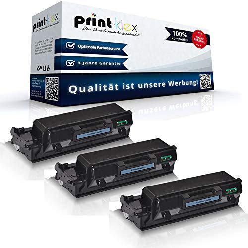 3X Print-Klex Tonerkartuschen kompatibel für Xerox Phaser 3330 WC 3335 WC 3345 WC 3345 WorkCentre 3335 WorkCentre 3345 DNI 106R03624 Black Schwarz - Office Plus Serie