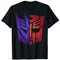 Transformers Decepticon Autobot Distressed Split Logo T-Shirt