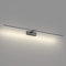 Klighten LED Spiegelleuchte Bad 100cm, 30W IP44 Spiegellampe Bad, Wandleuchte für Bad, Modern Badezimmer Wandlampe Aluminium Badlampe Wand, 180 LEDs, Natürliches Weiß 4500K, Schwarz