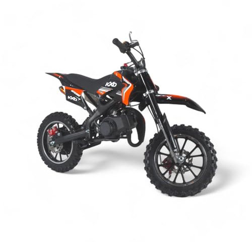 KXD 701 49ccm Dirt Bike Dirtbike CrossBike Enduro kinder DirtBike pocket 49cc Pitbike PocketBike Motocross Motorrad Motorbike Motorsport Pocket Vollcross Crossbike (orange)