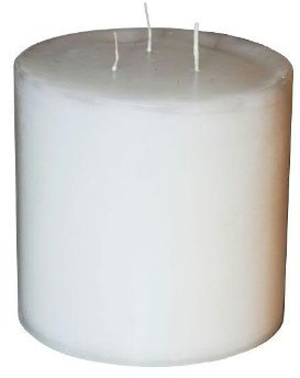 Mehrdochtkerze 3 Docht Kerze XXL Groß Riesen Stumpenkerze Adventskerzen Alt Rot in 2 Größen mit 15 cm Durchmesser Made in Germany Bis zu 160 Stunden Brenndauer (15x15 CM)