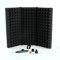 weymic Microphone Isolation Shield, Foldable Mic Shield with Triple Sound Insulation, Reflection Filter with 3/8 and 5/8 Mic Threaded Mount