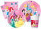 Ciao Kit Vajilla de Fiesta Disney Princess Live Your Story para 8 personas (44 pcs: 8 platos Ø23cm, 8 platos Ø20cm, 8 vasos 200ml, 20 servilletas 33x33cm)