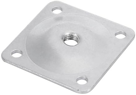 10pcs Tischbein 48 * 48 * 2,0 mm Möbel Hardware Montageplatte Sofa Bein Platten Fußscharnierzubehör Möbelarmaturen