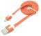 CÂBLE Chargeur Plat 1M Micro USB Orange
