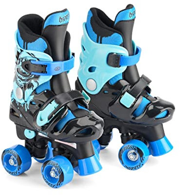 Osprey Rollschuhe | für Kinder, Anfänger, verstellbare Größe, Quad-Skates, 4-Rad-Skates, langlebige Safe-Lock-Gurte, mehrere Farben