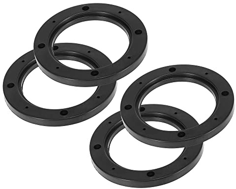 A ABSOPRO 4pcs 4 Inch Car Hollow Universal Speaker Spacer Mounting Spacer | for 4 Diameter, 92mm ID Speaker Mounting Bracket Ring, Reduce Door Resonance, Speaker Spacer Ring, Direct replacement