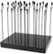 QWORK® base de soporte de pintura, con pinzas de cocodrilo de 20 piezas para hacer modelos, 20 * 15 cm