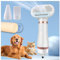 Asciugatore per Cani, 4 in 1 Con Spazzola, 3 Impostazioni Temperatura Regolabile Asciuga Cane, E Panno Super Assorbente per Cani e Gatti,white
