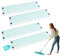 4 Stück Wischmopp Bezug Mikrofaser Kompatibel Mit Leifheit Clean Twist XL Micro Duo Zubehör Floor Wischbezug Ersatz Mikrofasern Bodenwischer Ersatzbezug