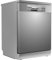 Grey Freestanding Full Size Dishwasher - 60cm - 14 Place Settings LED Display