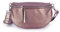 Sac Banane Bandoulière Femme Irisé - Porte Epaule Croisé ou Devant Poitrine Ultra Léger - Effet Brillant Similicuir Souple - Mode et Chic - Cuivre