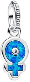 Lkwidi Charme Starke Frauen Opaleszent Anhänger Charms Anhänger 925 Sterling Silber Charm Pendant für Europäische Armbänder und Halsketten