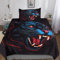 3D Black Panther Bettwäsche-Set für Kinder, Jungen, Mädchen, Cartoon-Tiere, Bettbezug mit Reißverschluss, weiche Mikrofaser, 3-teiliges Set, Einzelbett (135 x 200 cm)
