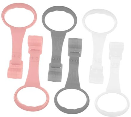 HEMOTON 6St Kinderbetttragetuch Ringe zum Aufhängen an der Krippe -Laufassistent-Ringe Kinderbett Aufhänger Babymöbel Zubehör babybett Laufassistent für Babys GEH-Lernwerkzeuge Plastik