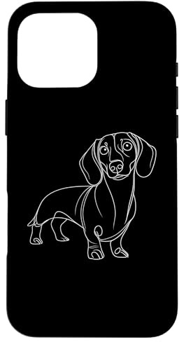 Line Art Dachshund Wiener Dog Sausage Dog Dachshunds Case for iPhone 16 Pro Max