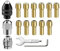 16 Piezas Portabrocas Compatible con Dremel, Portabrocas de Latón Precisión, Portabrocas 1/32 a 1/8, Sustituye 4486 Portabrocas sin llave, Herramienta rotativa Accesorio para Cambiar (0.5-3.2mm)