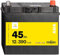 Denagi ASIA Autobatterie A45R 12V 45Ah 390A/EN Starterbatterie